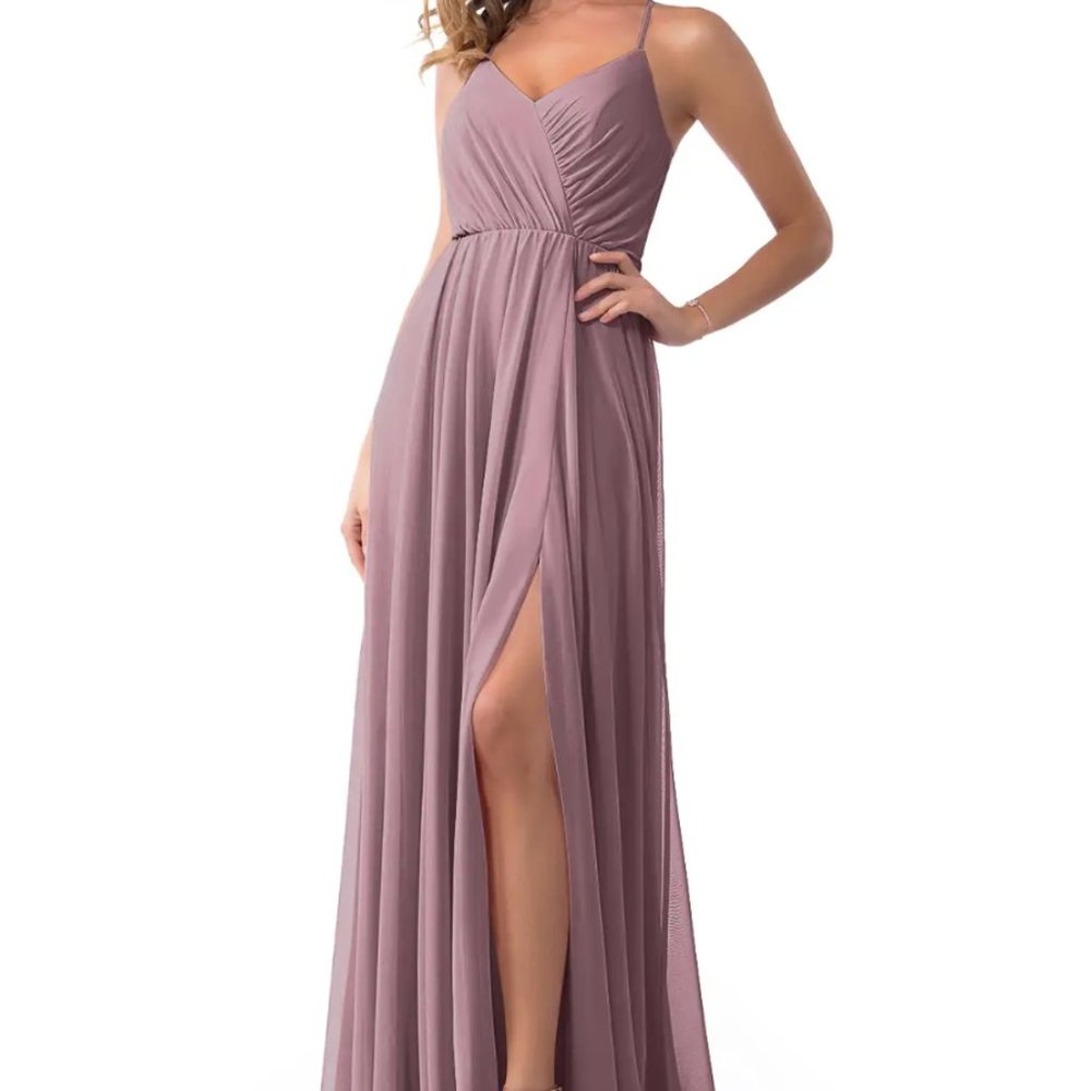 AZAZIE Darcy Bridesmaid Dress Dusty Rose- SIZE A10 (10)